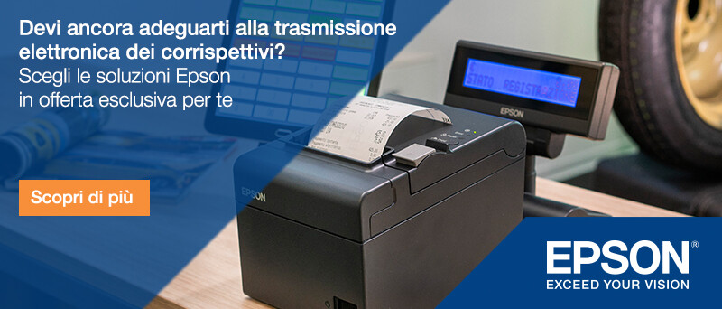 EPSON Convenzione: “REGISTRATORI DI CASSA”.